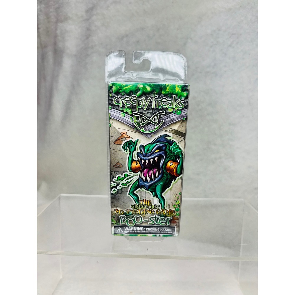 WizKids Creepy Freaks The Gross-Out 3D Trading Game Boo-ster Pack Sealed 2003